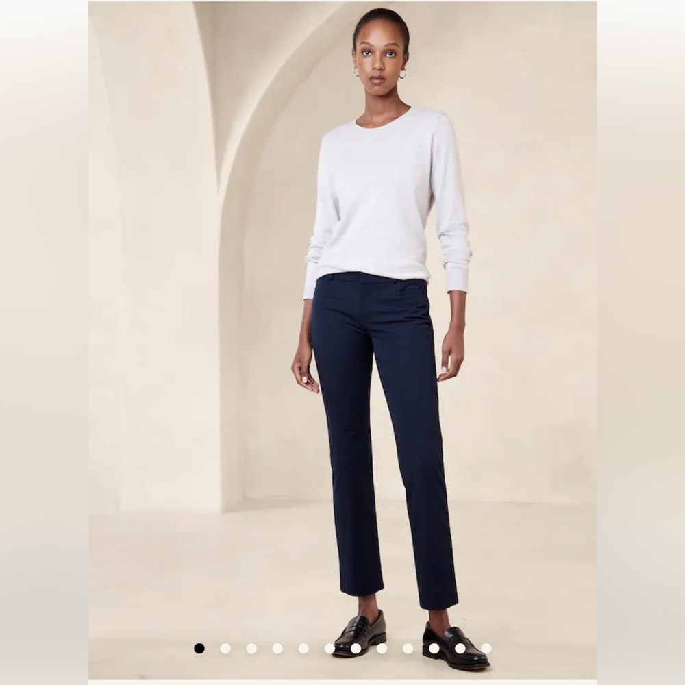 Banana Republic navy Sloan dress pants